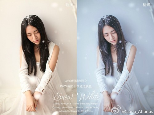 ����RAW�����ɾ�ͨ͸�ķ�ɫ